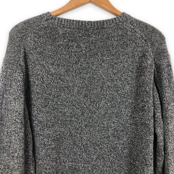 St. John’s Bay Men's Pullover Knit Sweater XXL Crewneck Cotton Gray Long Sleeve - Picture 7 of 7